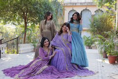 Desirable Women's Fully Flair Gown Made With Star Georgette Fabrics