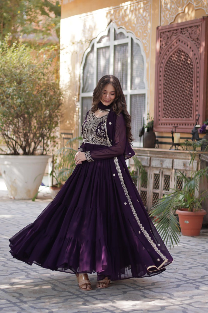 PREMIUM DESIGNER READYMADE GOWN DUPATTA COLLECTIONS