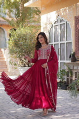 PREMIUM DESIGNER READYMADE GOWN DUPATTA COLLECTIONS