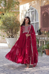 PREMIUM DESIGNER READYMADE GOWN DUPATTA COLLECTIONS