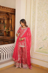 PREMIUM DESIGNER READYMADE TOP-GHARARA-DUPATTA COLLECTIONS