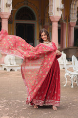 GEORGETTE  EMBROIDERY  GOWN-WITH-DUPATTA COLLECTIONS