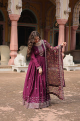 GEORGETTE  EMBROIDERY  GOWN-WITH-DUPATTA COLLECTIONS