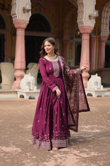 GEORGETTE  EMBROIDERY  GOWN-WITH-DUPATTA COLLECTIONS