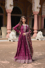 GEORGETTE  EMBROIDERY  GOWN-WITH-DUPATTA COLLECTIONS
