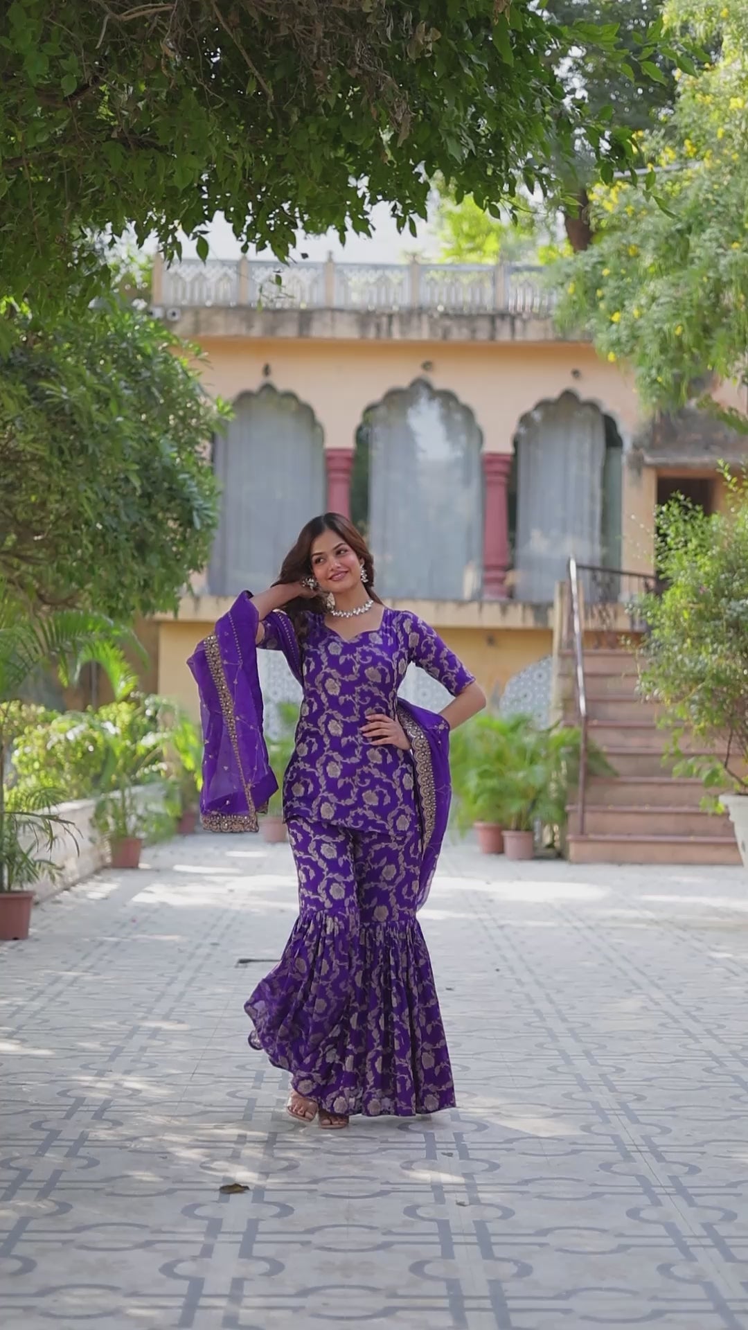 *PREMIUM DESIGNER READYMADE TOP-GHARARA-DUPATTA COLLECTIONS