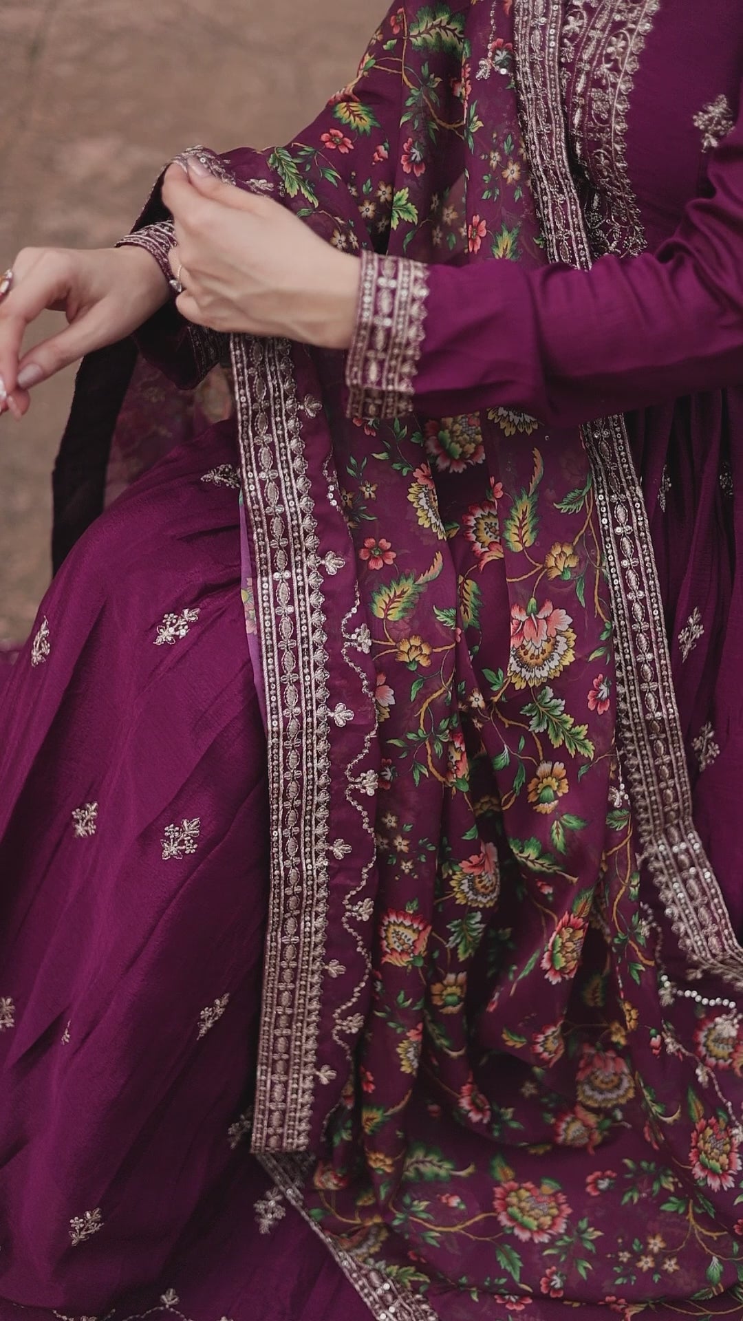 GEORGETTE  EMBROIDERY  GOWN-WITH-DUPATTA COLLECTIONS
